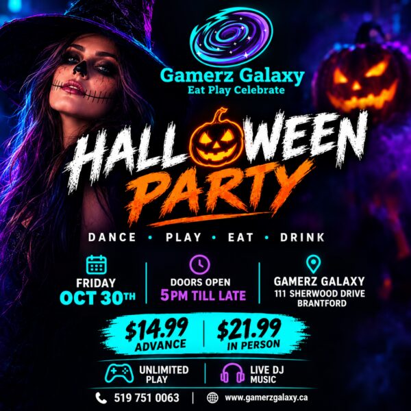 Neon Halloween Party at Gamerz Galaxy